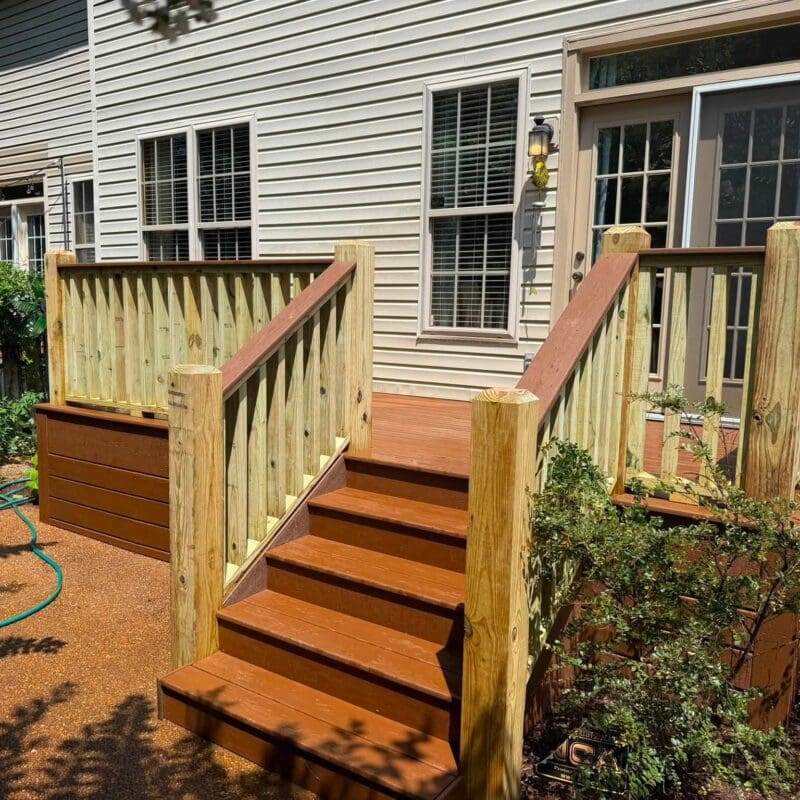 middle tennessee home featuring a composite deck and wood railings